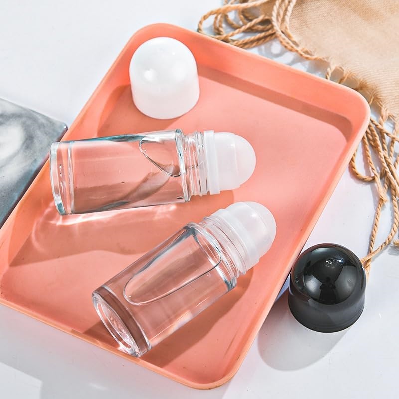 Attar Oil Roll On - 30/50ml 두꺼운 유리 롤러 병 병에