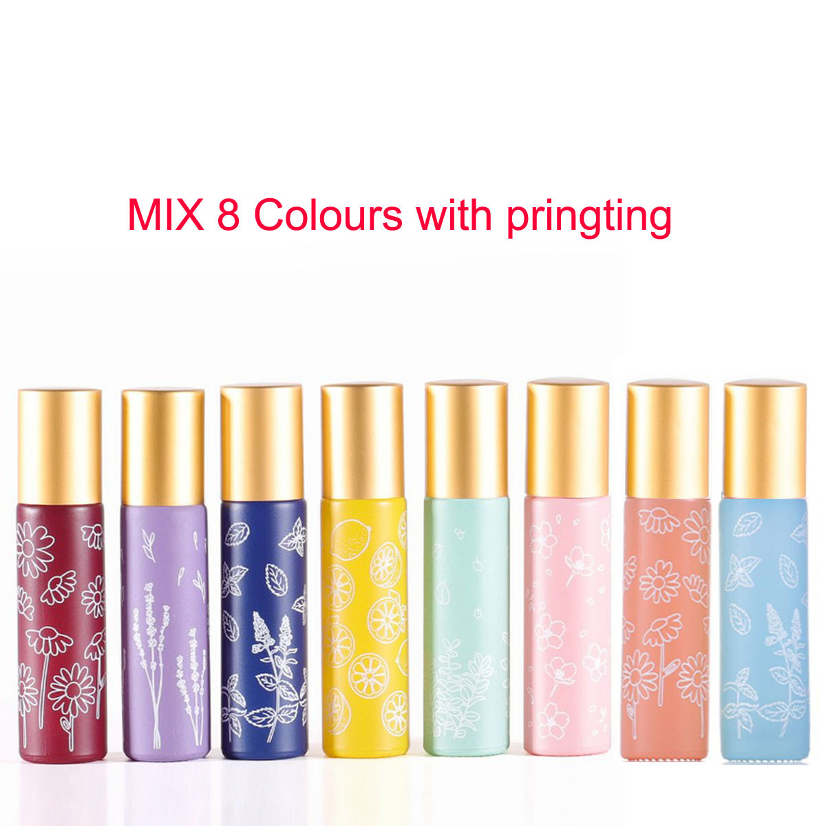 Attar Oil Roll On - 6X 12X 10ML 마카롱 유리 롤
