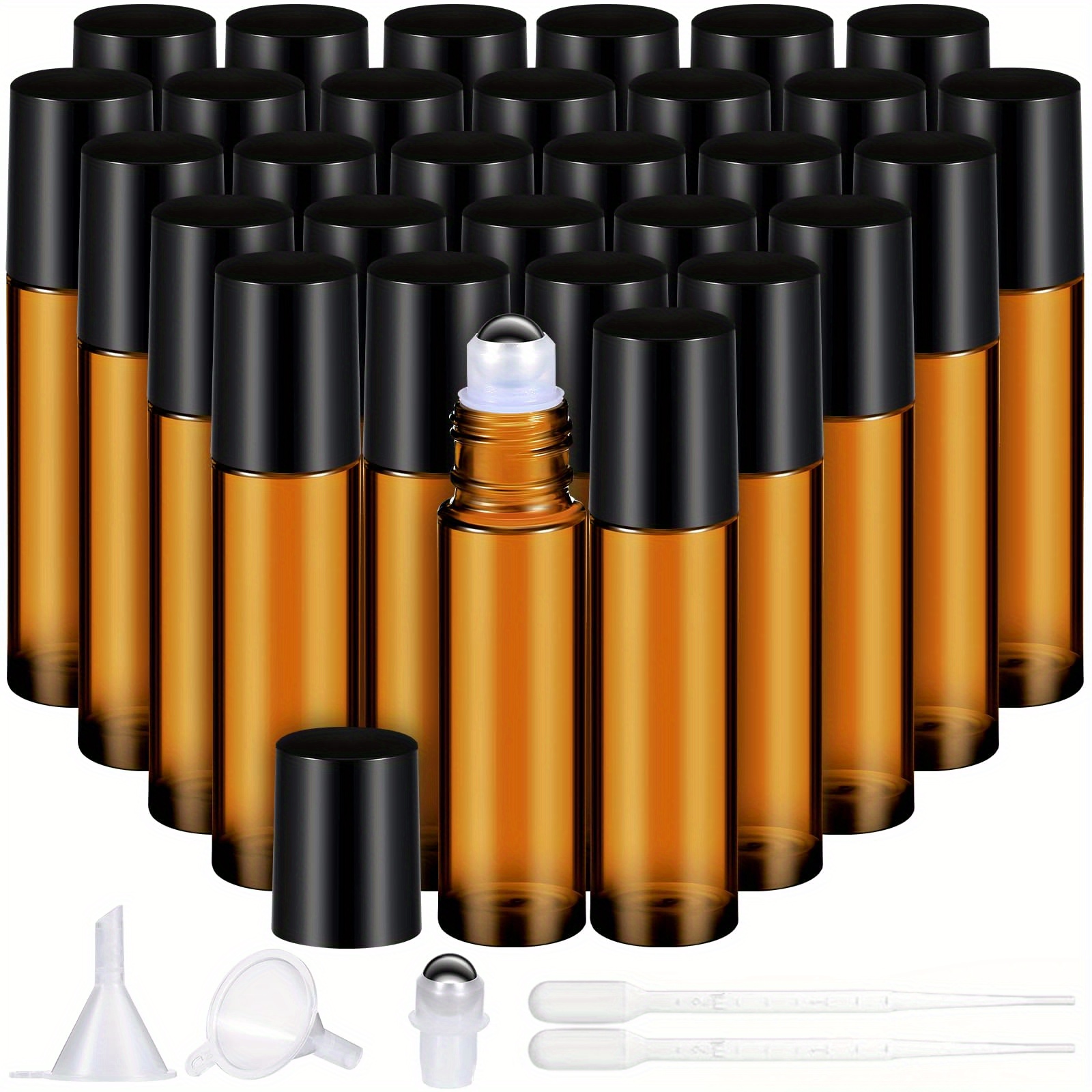 Attar Oil Roll On - 8/30pcs 유리 롤 온 병 10ml