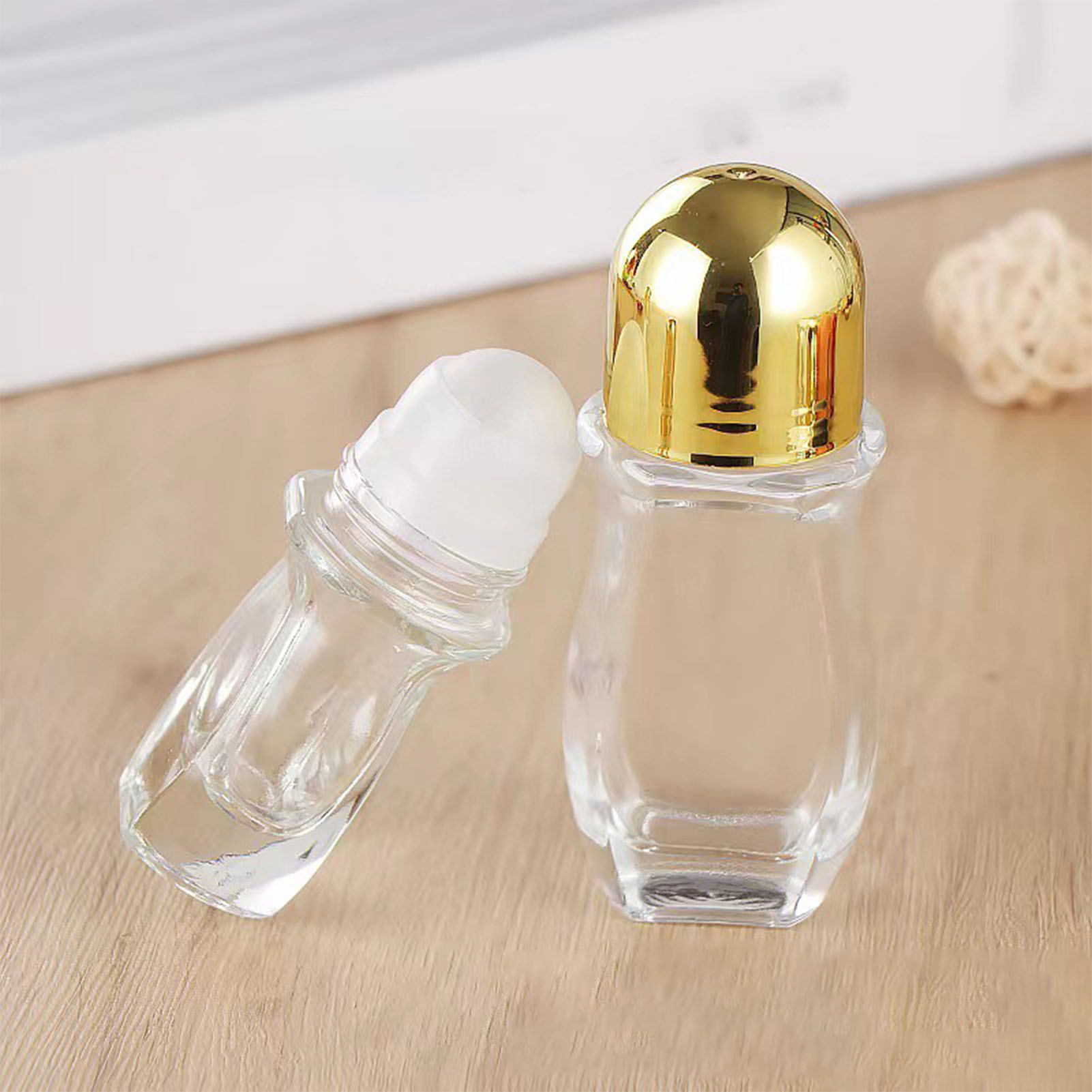 30/50ml 에센셜 오일 롤러 병 병에 빈 투명 유리 - Attar Oil Roll On 리뷰 및 가격