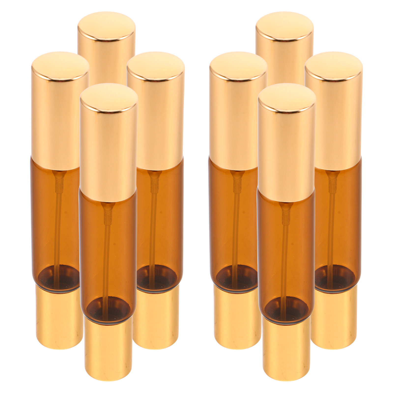 8Pcs 듀얼 헤드 앰버 유리 에센셜 오일 롤러 병 누 - On Perfume & Fragrance Kota Bogor 리뷰 및 가격