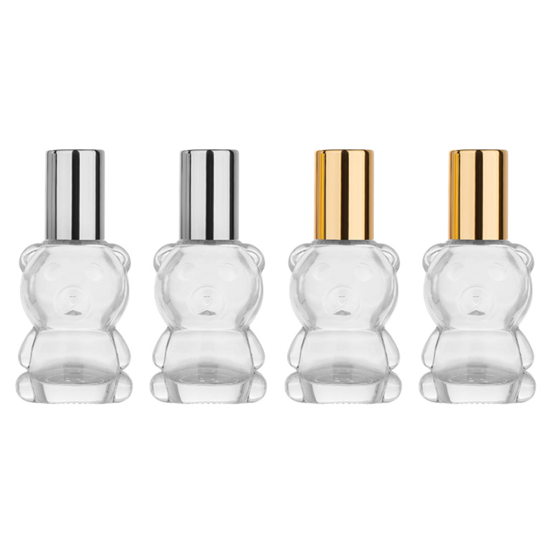 에센셜 오일 유리 병 빈 분명 곰 모양의 철강 롤러 볼 - On Perfume & Fragrance Kota Bogor 리뷰 및 가격