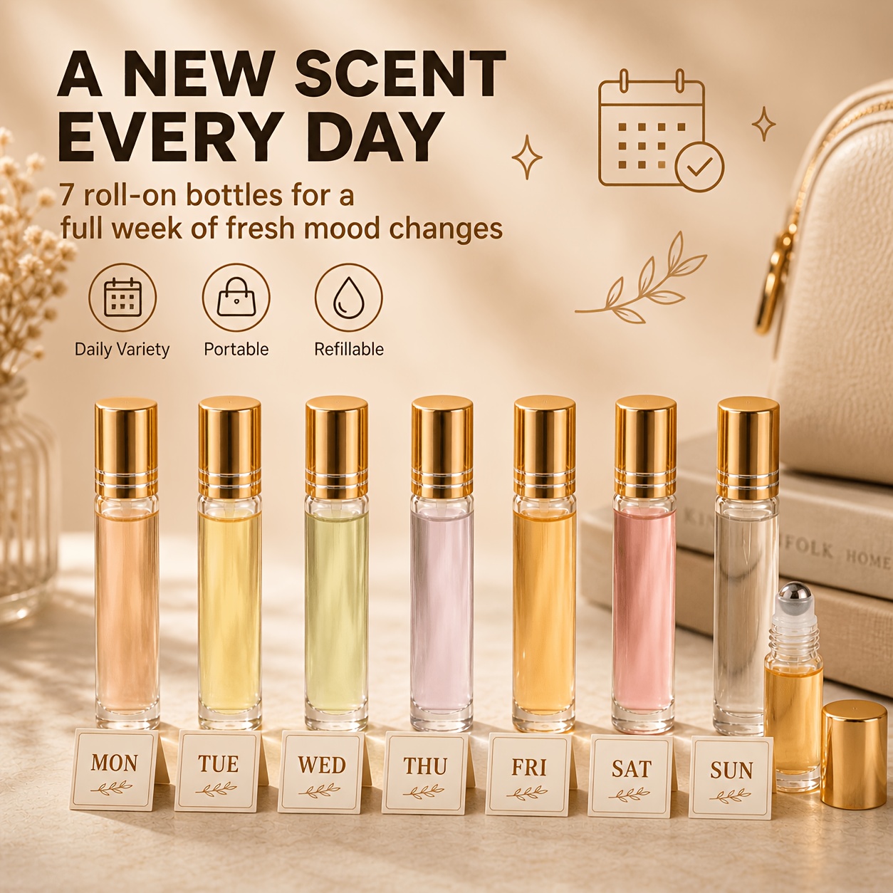 7/14pcs 유리 롤온 병 10ml 빈 에센셜 오일  - Attar Oil Roll On 리뷰 및 가격