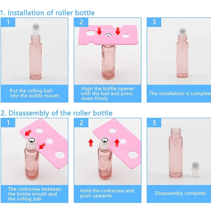 5Pcs 5ml 10ml 휴대용 젖빛 유리 에센셜 오일 - Attar Oil Roll On 리뷰 및 가격