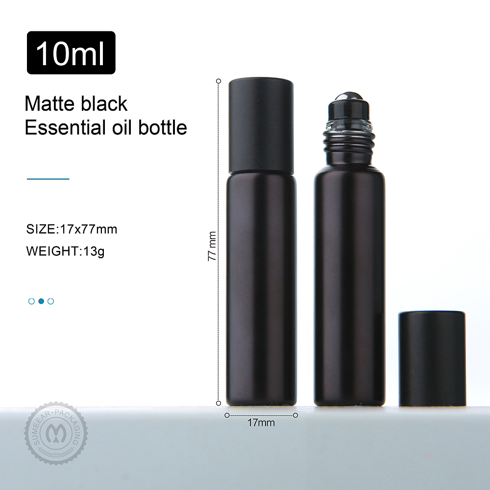 50/100 개/몫 10ml 5ml 매트 블랙 에센셜  - Attar Oil Roll On 리뷰 및 가격