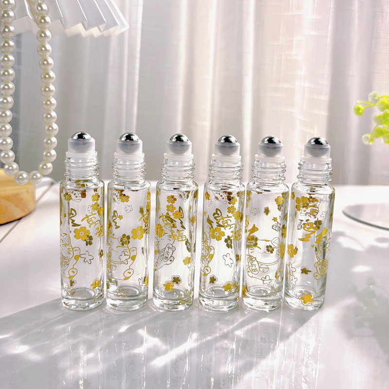 20개 10ml 투명 유리 롤온 병(롤러 볼 포함) - - Attar Oil Roll On 리뷰 및 가격