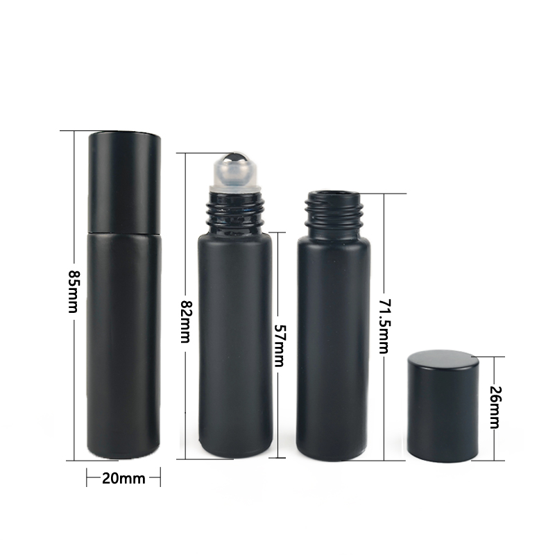10/24/50개입 10ml 블랙 무광 두꺼운 유리 롤 - Attar Oil Roll On 리뷰 및 가격