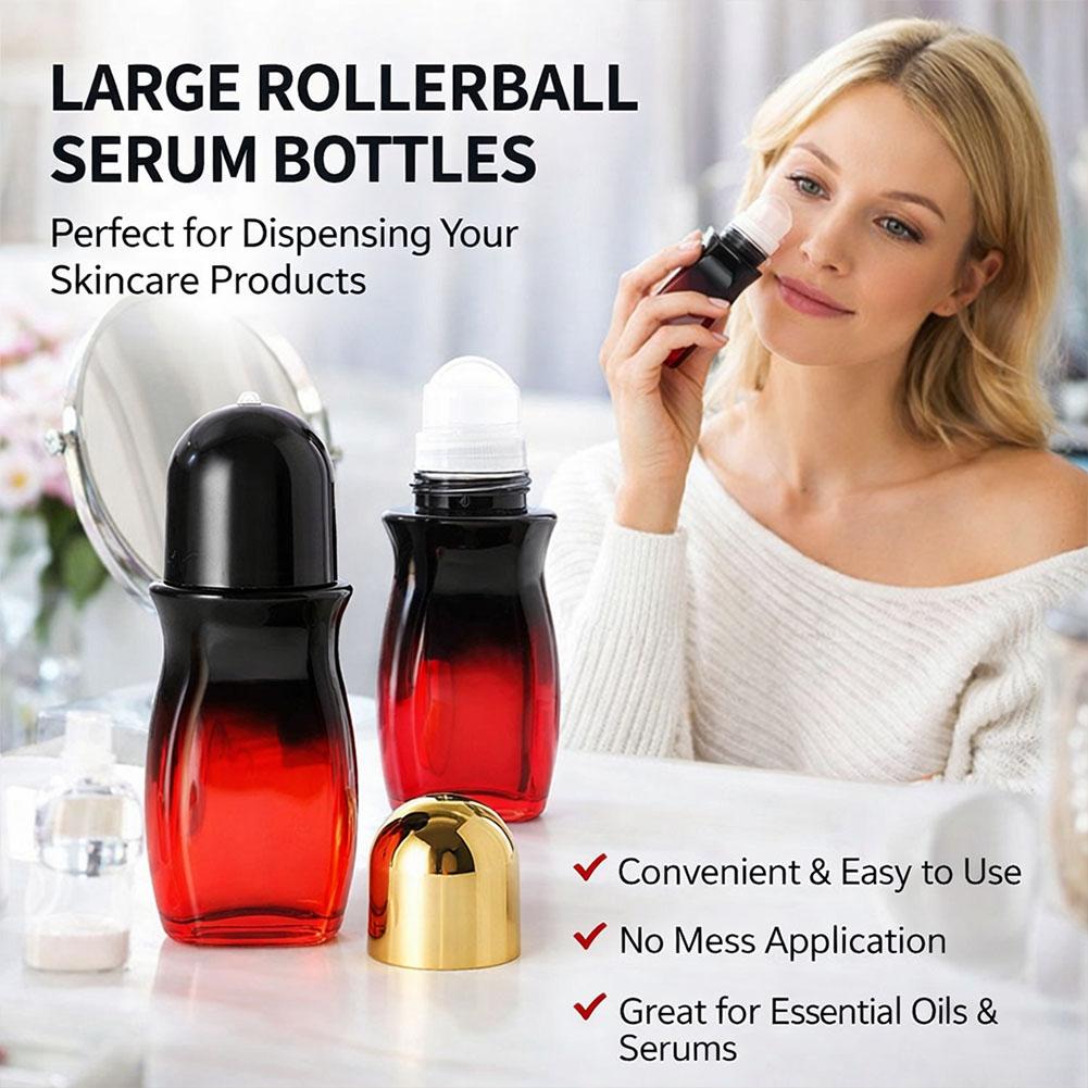 업그레이드된 두꺼운 유리 롤러 병, 빈 에센셜 오일 롤 - Attar Oil Roll On 리뷰 및 가격